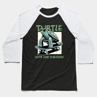 Skateboard turtle Baseball T-Shirt